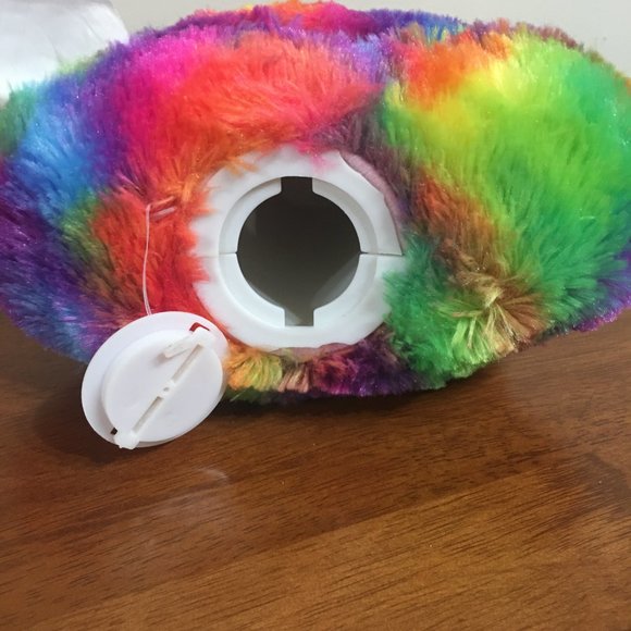 Emoji Rainbow Poo Plush Coin Bank - Picture 6 of 7